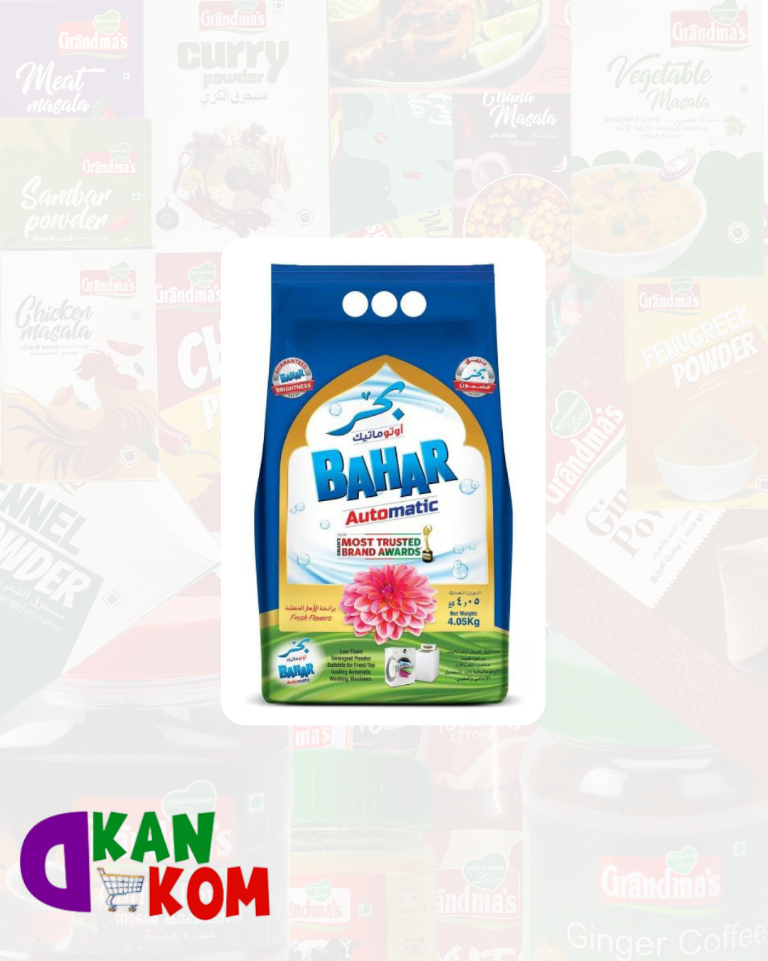 Bahar Automatic Fresh Flowers Detergent Powder